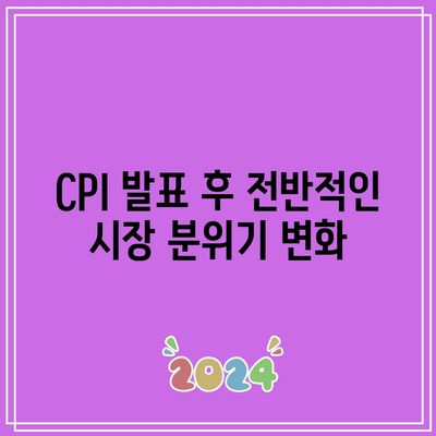 빅테크를 제외한 미국 증시 상승, CPI 영향