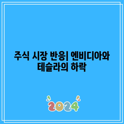 빅테크의 몰락: 엔비디아와 테슬라 타격으로 동력 상실