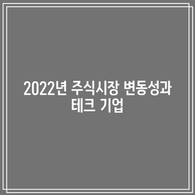 2022년 후 최대 급락: 테슬라 12%, 엔비디아도 하락