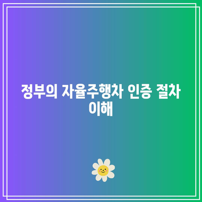 자율주행차의 규제 환경