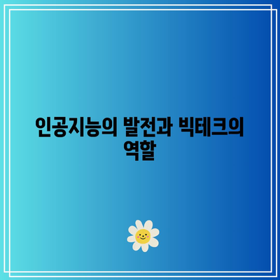 인공지능과 빅테크: 새로운 시대가 열리다