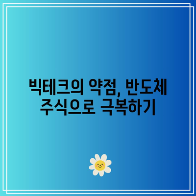 반도체 주식: 빅테크 약점에 대한 완벽한 해결책?