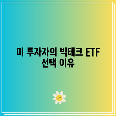 미 투자자들이 선호하는 빅테크 ETF 수익률 1위