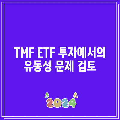 TMF ETF 투자 위험 요인 고려하기