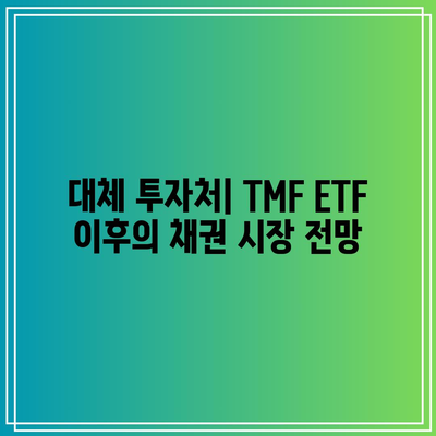 TMF ETF 상장 폐지: 미래를 향한 채권 ETF