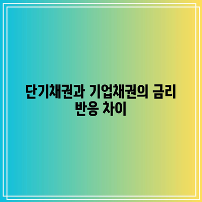 단기채권 ETF와 기업채권 ETF 비교