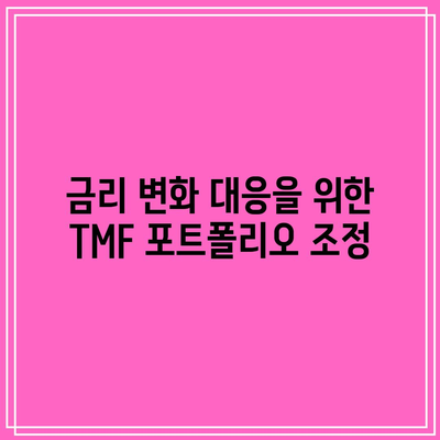 TMF 채권 비용과 금리 변동성: 투자자를 위한 잠재적 위험