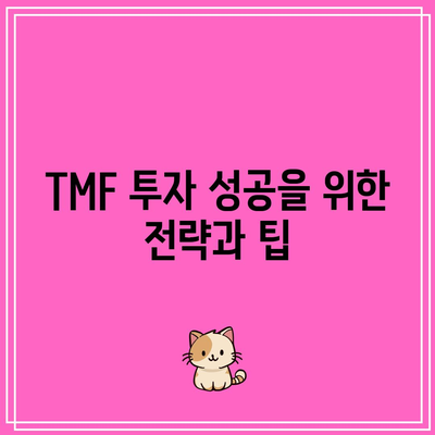 TMF 투자의 잠재적 이점과 단점 전망