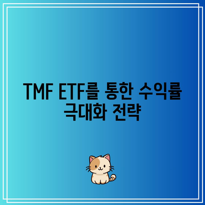 TMF ETF로 미국 장기 채권 수익률 극대화