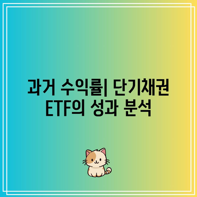 단기채권 ETF의 역사적 수익률 분석