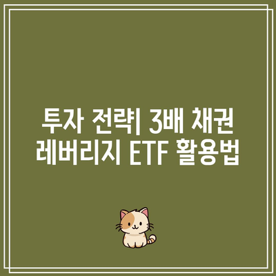 3배 채권 레버리지 ETF: 기회와 도전