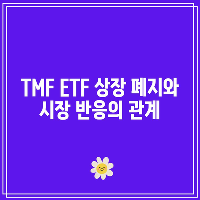 TMF ETF 상장 폐지: 이유와 영향