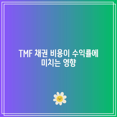 TMF 채권 비용 고려: 투자성공을 위한 열쇠