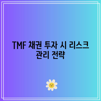 TMF 채권 비용과 금리 변동성: 투자자를 위한 잠재적 위험